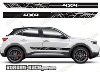 Vauxhall Mokka 068 - 4x4 racing stripes