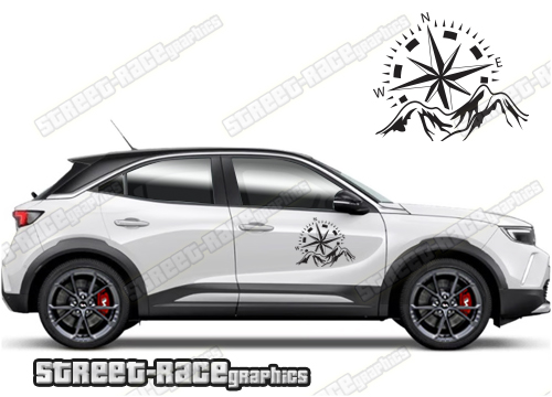 Vauxhall Mokka 070 - Mountain compasses