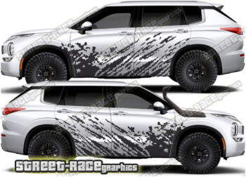 Mitsubishi Outlander 002 - mud splatter graphics