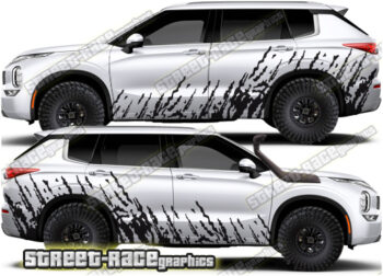 Mitsubishi Outlander 003 - mud splatter graphics