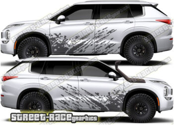 Mitsubishi Outlander 004 - mud splatter graphics