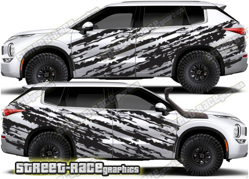 Mitsubishi Outlander 008 - ripped graphics