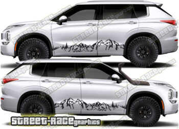 Mitsubishi Outlander 020 - Mountain graphics