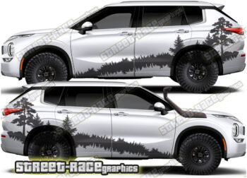 Mitsubishi Outlander 026- Forest adventure graphics