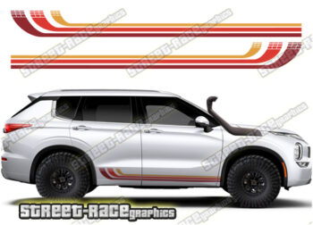 Mitsubishi Outlander 042 - Retro stripes