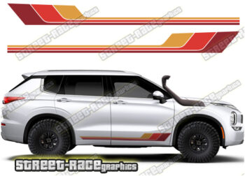 Mitsubishi Outlander 043 - Retro stripes