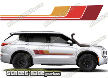 Mitsubishi Outlander 044 - Retro stripes