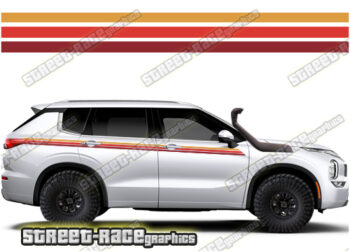 Mitsubishi Outlander 045 - Retro stripes