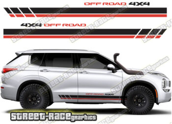Mitsubishi Outlander 053 - racing stripes