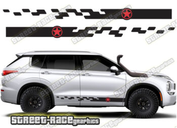 Mitsubishi Outlander 055 - racing stripes