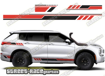 Mitsubishi Outlander 056 - racing stripes