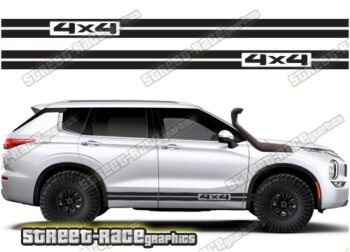 Mitsubishi Outlander 059 - 4x4 racing stripes