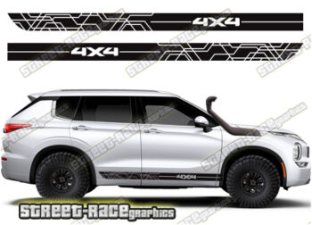 Mitsubishi Outlander 068 - 4x4 racing stripes