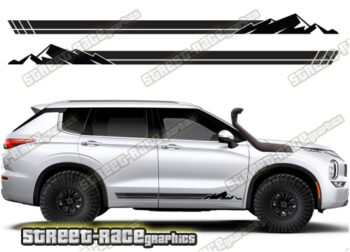 Mitsubishi Outlander 069 - 4x4 racing stripes