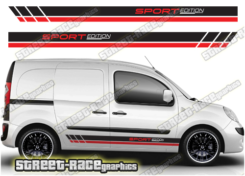 Renault Kangoo racing stripes 041
