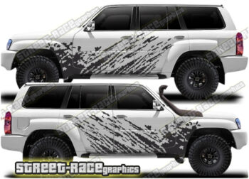 Nissan Patrol 002 - mud splatter graphics