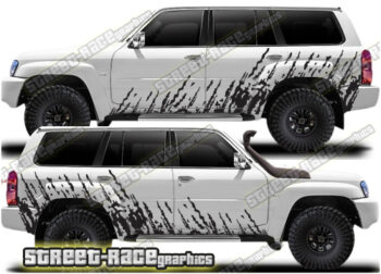 Nissan Patrol 003 - mud splatter graphics