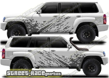 Nissan Patrol 004 - mud splatter graphics