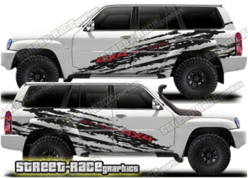 Nissan Patrol 007 - ripped graphics