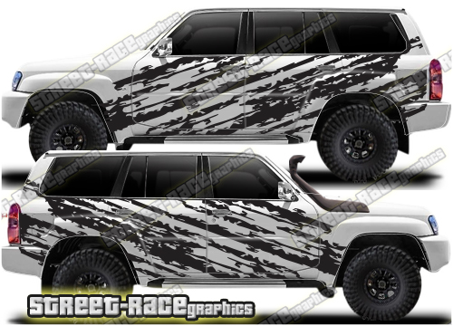 Nissan Patrol 008 - ripped graphics