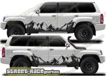 Nissan Patrol 019 - Mountain graphics