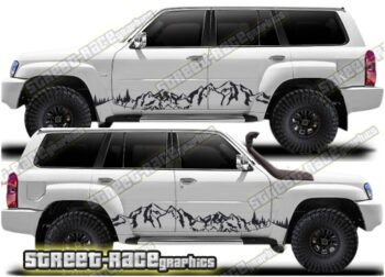 Nissan Patrol 020 - Mountain graphics