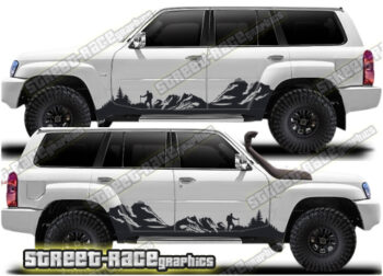 Nissan Patrol 021 - Mountain graphics
