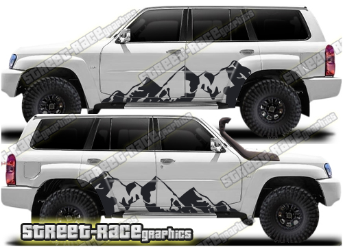 Nissan Patrol 022 - Mountain graphics