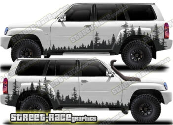 Nissan Patrol 024 - Forest overland graphics