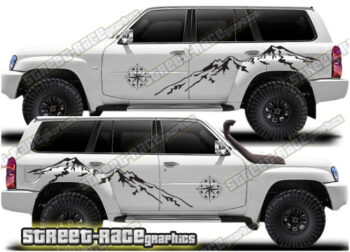 Nissan Patrol 029 - Mountain adventure graphics