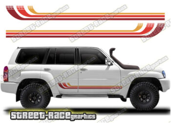 Nissan Patrol 042 - Retro stripes
