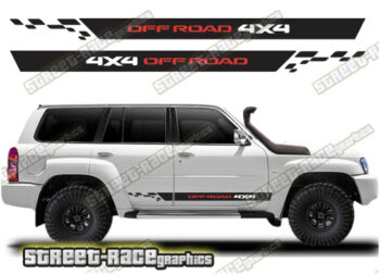 Nissan Patrol 050 - 4X4 off road racing stripes