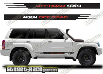 Nissan Patrol 051 - 4X4 off road racing stripes