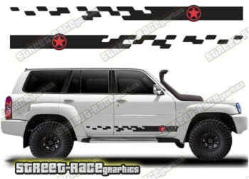 Nissan Patrol 055 - racing stripes
