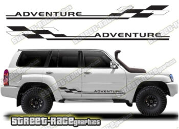 Nissan Patrol 058 - Adventure racing stripes