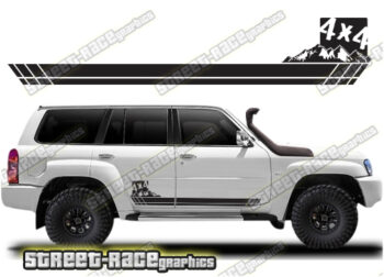 Nissan Patrol 060 - 4x4 racing stripes