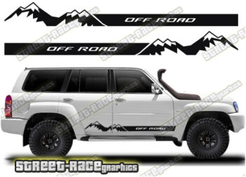 Nissan Patrol 061 - off road racing stripes