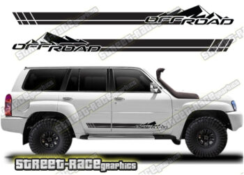 Nissan Patrol 064 - off road racing stripes