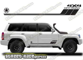 Nissan Patrol 065 - off road 4x4 racing stripes