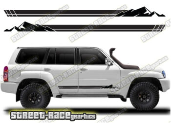 Nissan Patrol 069 - 4x4 racing stripes