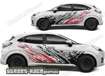 Ford Puma 001 - mud splatter graphics