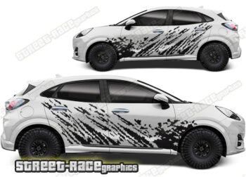 Ford Puma 002 - mud splatter graphics