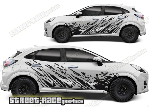 Ford Puma 002 - mud splatter graphics