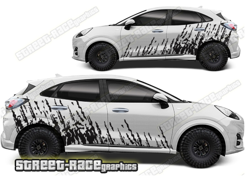 Ford Puma 003 - mud splatter graphics