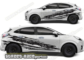Ford Puma 007 - ripped graphics