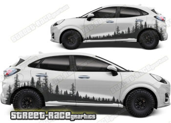 Ford Puma 024 - Forest overland graphics