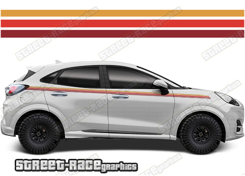 Ford Puma 045 - Retro stripes
