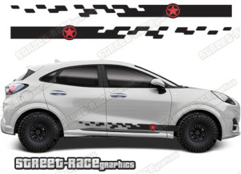 Ford Puma 055 - racing stripes