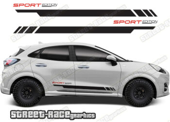 Ford Puma 057 - racing stripes