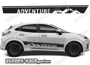 Ford Puma 062 - mountain adventure racing stripes